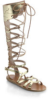 Thumbnail for your product : Ancient Greek Sandals Odyssey Metallic Leather Gladiator Sandals