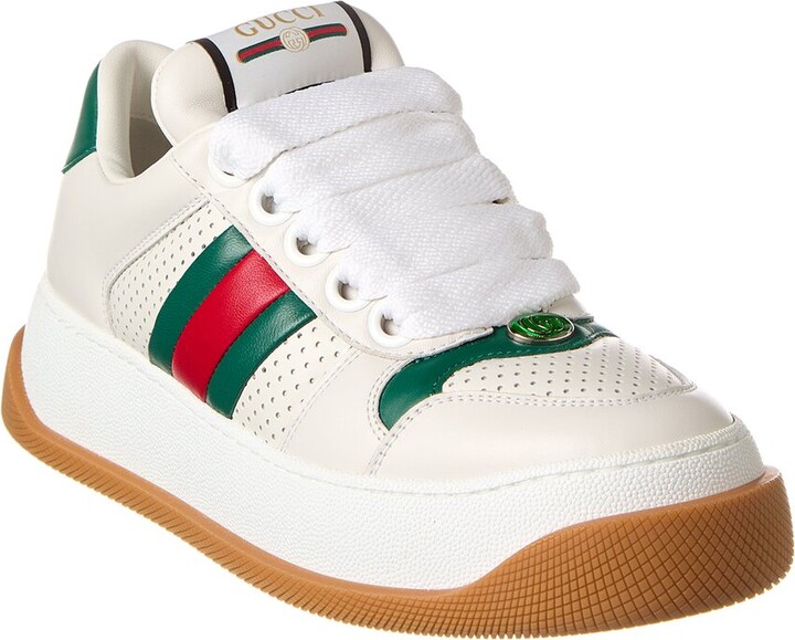 Screener GG レザートリム スニーカー Gucci Screener GG Sneaker 8.5 U.K. | eBay