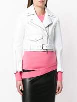 Thumbnail for your product : Calvin Klein cropped biker jacket