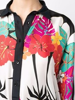 Thumbnail for your product : Sara Roka Floral Print Shirt Dress