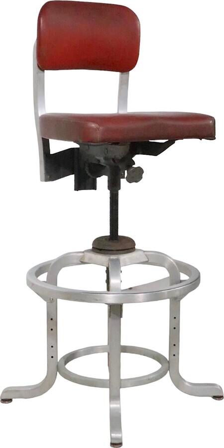 General Fireproofing Company Adjustable Drafting Stool By General Fireproofing Goodform