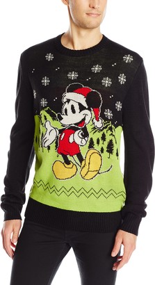 Disney Men's Holiday Mouse Sweater