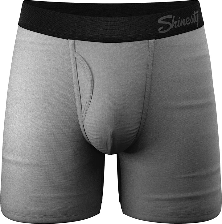 Shinesty Ball Hammock Mens Pouch Underwear Boxer Briefs with Fly