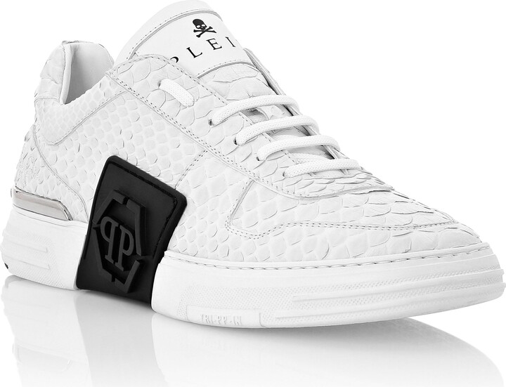 Philipp Plein Lo-Top Sneakers Phantom Kick$ Python Hexagon