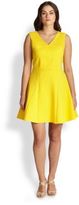 Thumbnail for your product : ABS by Allen Schwartz ABS, Sizes 14-24 V-Neck Flared Dress