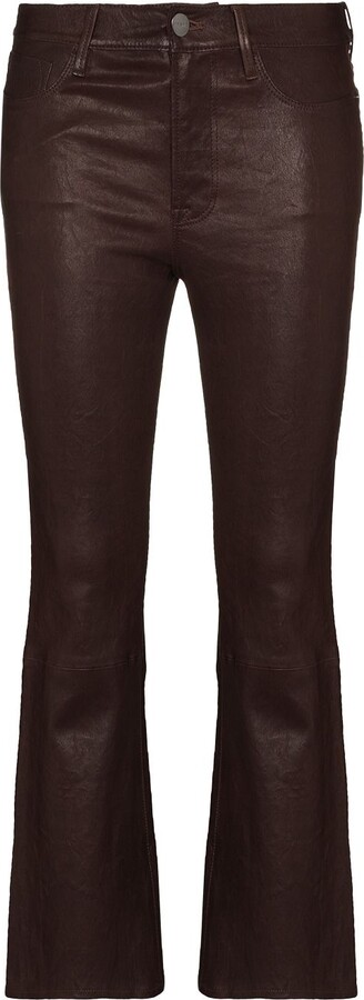 chocolate leather pants