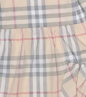 Burberry Children Baby cotton dress and bloomers set