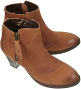 Thumbnail for your product : Topshop MIGHTY Tan Leather Zip Boots