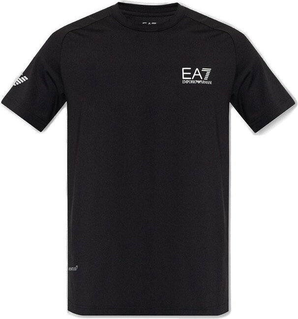 EA7 Emporio Armani Logo-Printed Crewneck T-Shirt