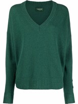 Thumbnail for your product : Zadig & Voltaire Rosy V-neck jumper