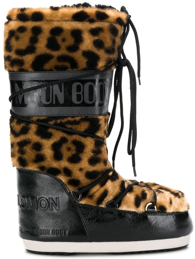 moon boot leopard