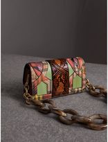 Thumbnail for your product : Burberry The Small Buckle Bag in Snakeskin and Floral Print