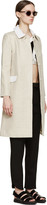 Thumbnail for your product : Carven Beige Linen & Gingham Coat