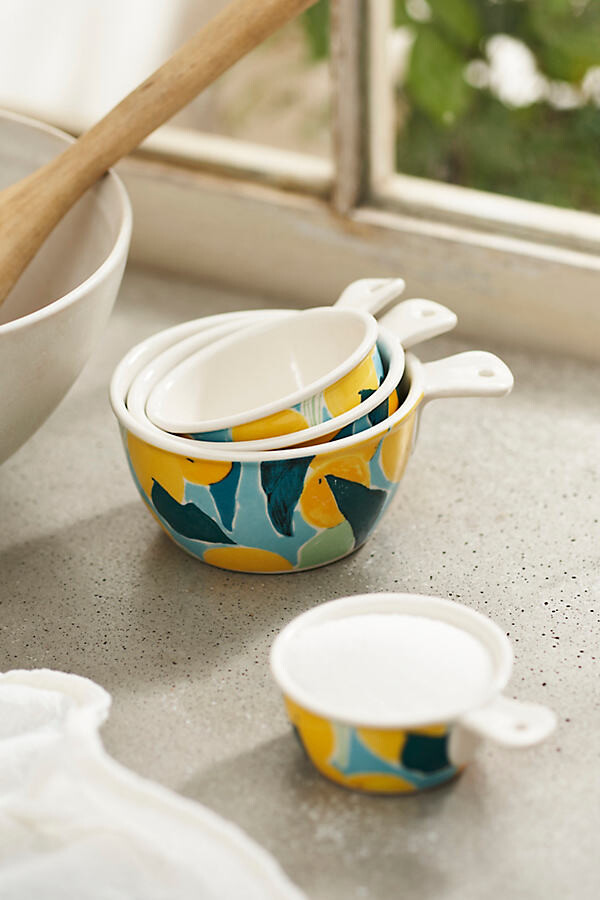 Citrus Grove Stoneware Measuring Cups