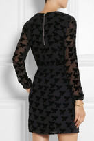 Thumbnail for your product : Band Of Outsiders Flocked chiffon mini dress