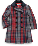 Thumbnail for your product : Dolce & Gabbana Toddler's & Little Girl's Wool-Blend Plaid Coat