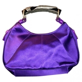 Thumbnail for your product : Saint Laurent Purple Silk Clutch bag Mombasa