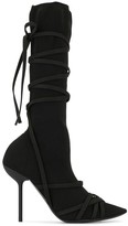 Thumbnail for your product : Unravel Project Strappy Knee-High Boots