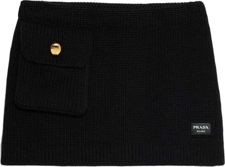 ミニスカート PRADA WOOL MINISKIRT Prada Wool miniskirt - ShopStyle