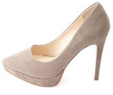 Thumbnail for your product : Charlotte Russe Anne Michelle Pointed Toe Platform Pumps