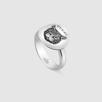 Gucci Blind for Love ring in silver