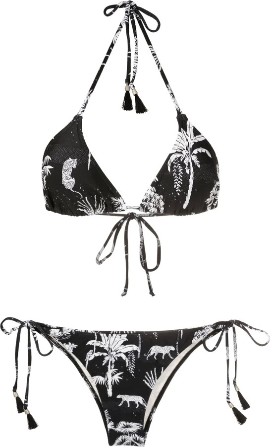 Maya graphic-print bikini