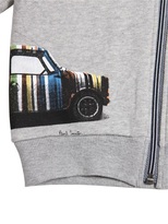 Thumbnail for your product : Paul Smith Hooded Zip Cotton Sweatshirt