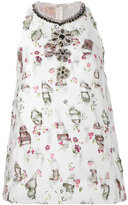 Giambattista Valli - embellished blouse - women - Soie/coton/Polyester/Acétate - 42