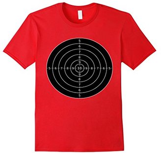 Men's Bulls Eye Target Cross Hairs Shooting Skeet Practice T-Shirt XL