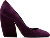 Thumbnail for your product : Pierre Hardy Plum Suede Pumps