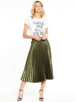 Thumbnail for your product : Replay Pleated Skirt - Olive Green