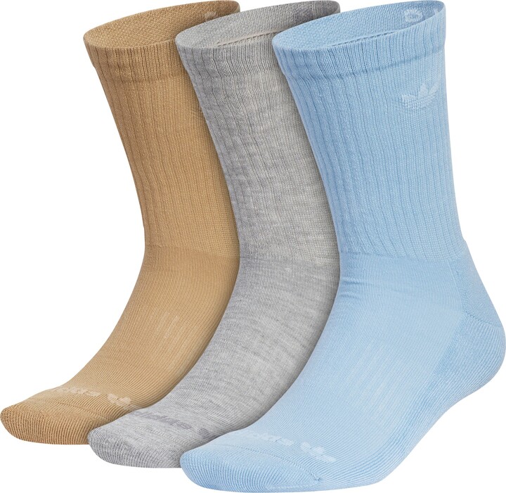 adidas Assorted 3-Pack Trefoil Performance Crew Socks