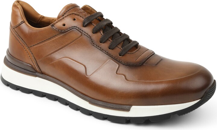 bruno magli westy leather sneaker