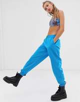 Thumbnail for your product : ASOS Design DESIGN shell jogger in blue