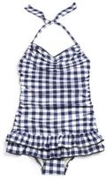 Thumbnail for your product : Juicy Couture Girl's Gingham Style Ruffled Swim Dress