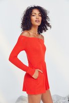Thumbnail for your product : Out From Under Henderson Ribbed Off-The-Shoulder Romper