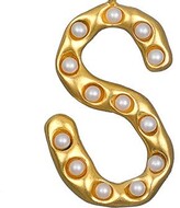 Thumbnail for your product : Sequin Single Imitation Pearl Initial Earring
