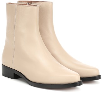 LEGRES Leather ankle boots