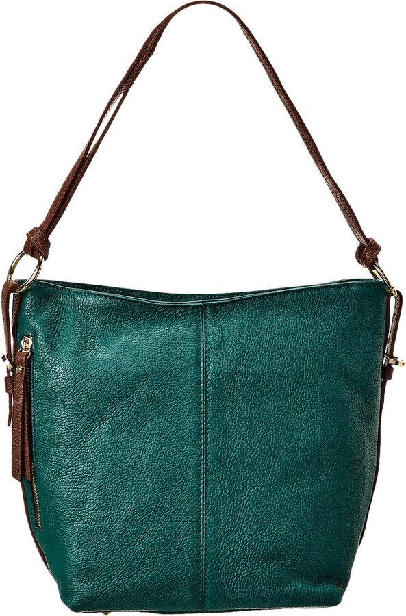 Italian Leather Top Handle Hobo Bag ShopStyle
