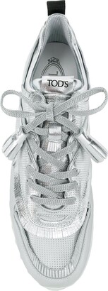 Tod's Fringed Lace-Up Sneakers