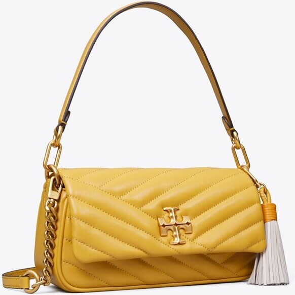 Tory Burch Leather Tassel Crossbody Bag | ShopStyle