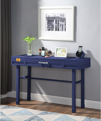 Corrigan Studio Metal Vanity Desk With One Drawer