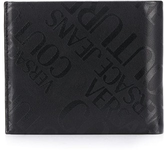 Versace Logo-Print Bifold Wallet