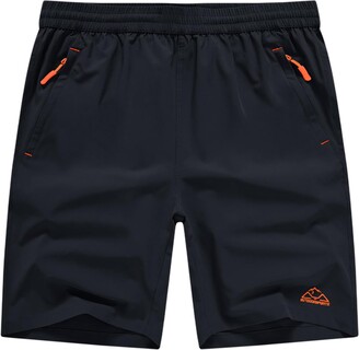 NIMENJOJA Mens 5.5" Lounge Shorts Cotton Athletic Gym Shorts