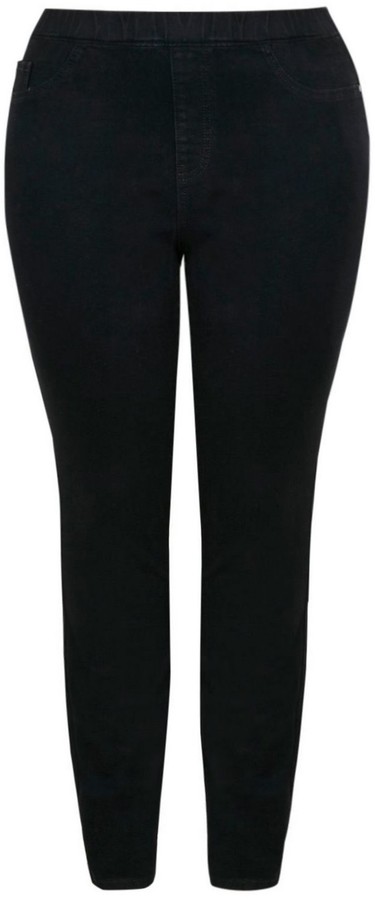 evans black jeggings