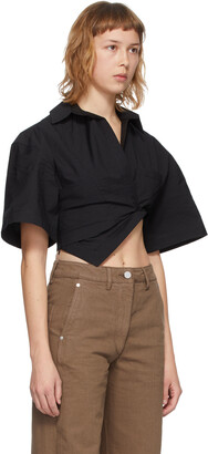 Jacquemus Black 'La Chemise Capri' Short Sleeve Shirt