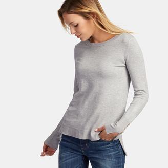 philosophy Women's Button Sleeve Split Cuff Knit Sweater