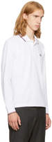 Thumbnail for your product : Moncler White Long Sleeve Maglia Polo