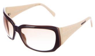 Versace Rectangular Gradient Sunglasses