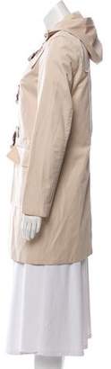 MICHAEL Michael Kors Knee-Length Hooded Coat Khaki Knee-Length Hooded Coat